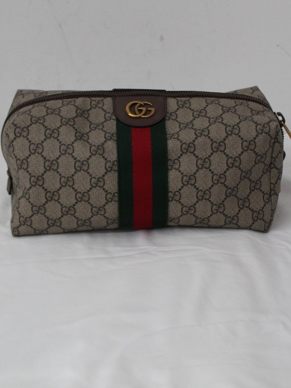 Gucci Beauty Cosmetic Toiletry Bag CG Supreme Marmont Web Stripe Ophidia Case